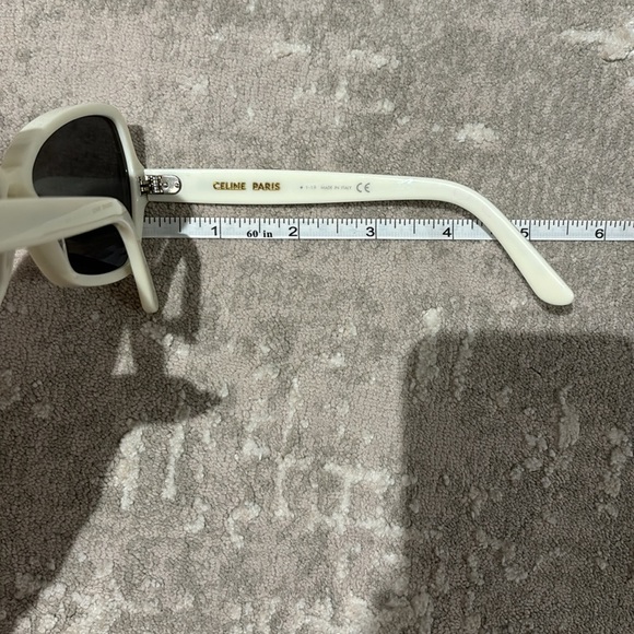 CELINE Ivory Smoke Mirror 56mm Butterfly Sunglasses - Picture 8 of 8